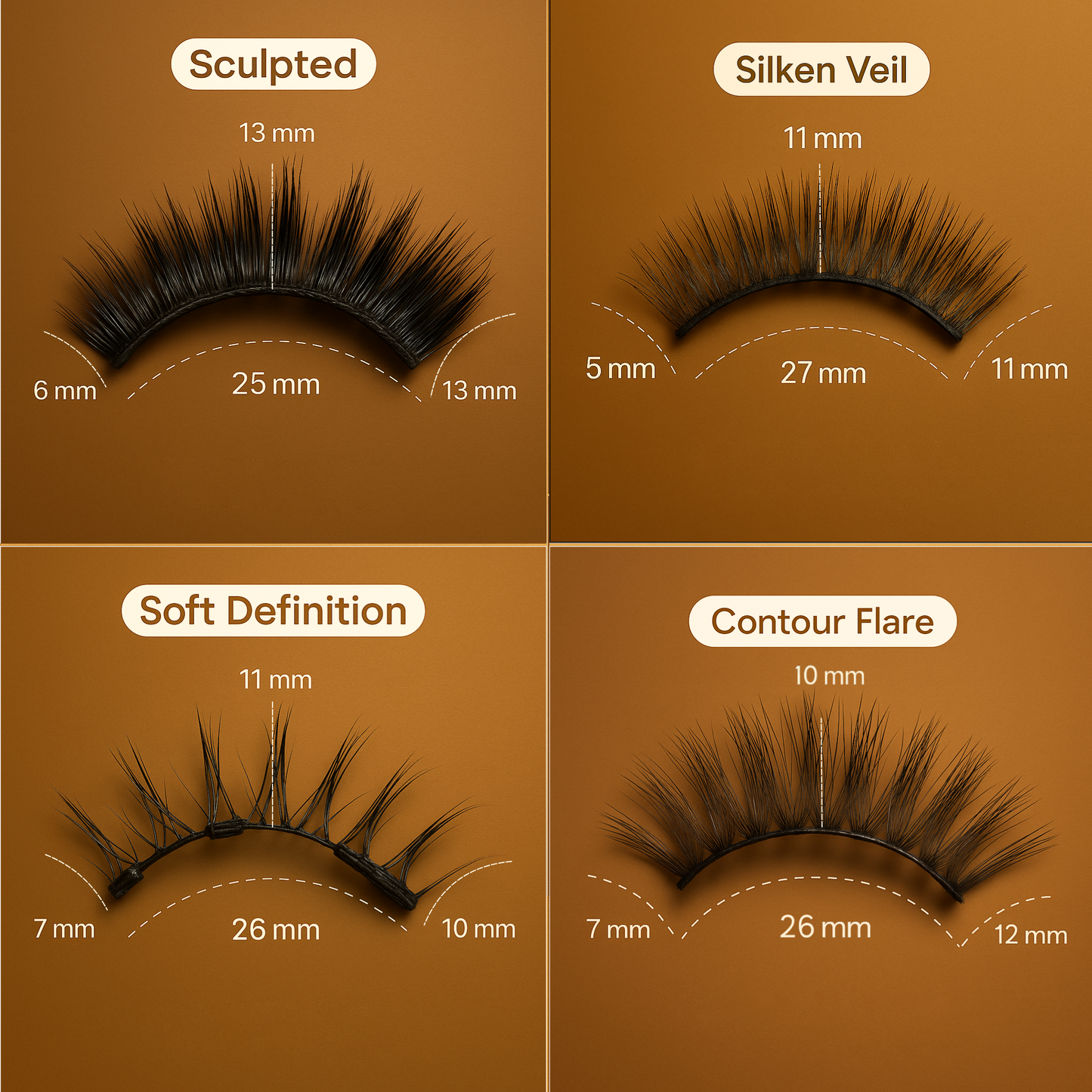 Velisse LumiLash™ Magnetic Eyelashes.
